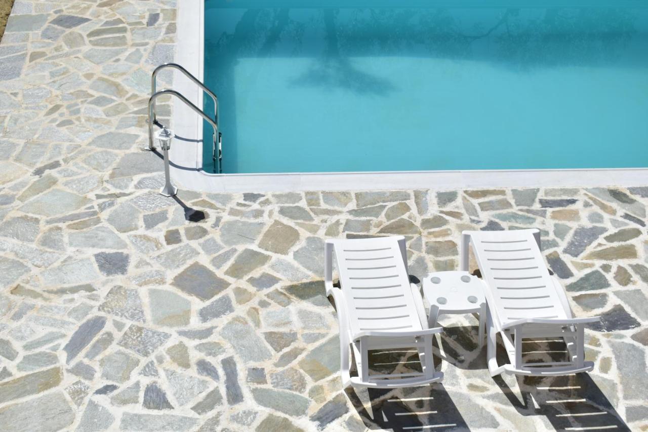 Navy Greece Villa With Swimming Pool & Sea View Makrýjalos Eksteriør bilde