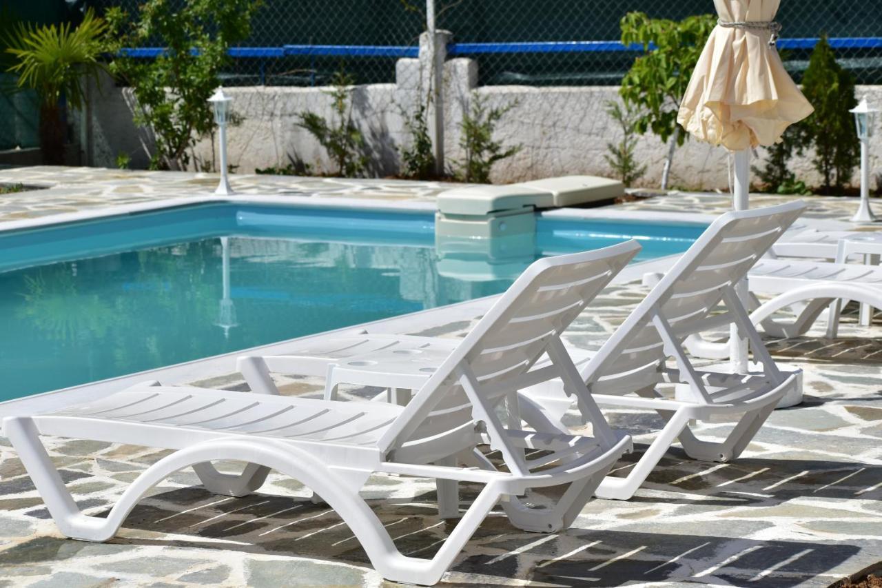 Navy Greece Villa With Swimming Pool & Sea View Makrýjalos Eksteriør bilde