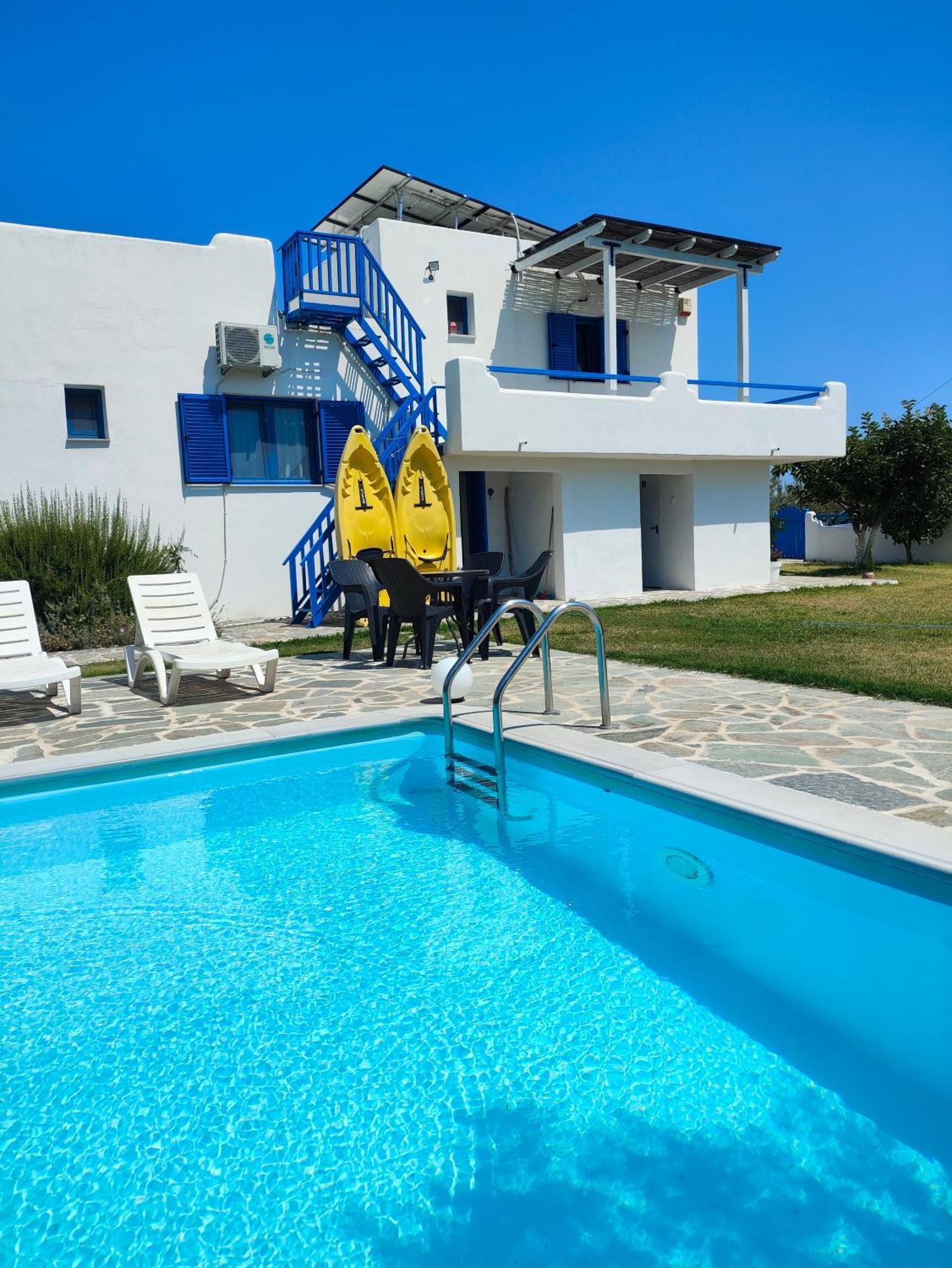 Navy Greece Villa With Swimming Pool & Sea View Makrýjalos Eksteriør bilde