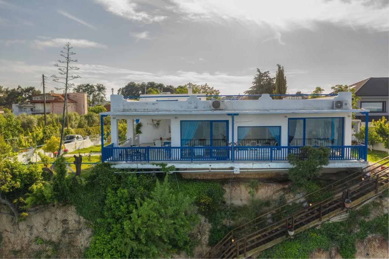 Navy Greece Villa With Swimming Pool & Sea View Makrýjalos Eksteriør bilde