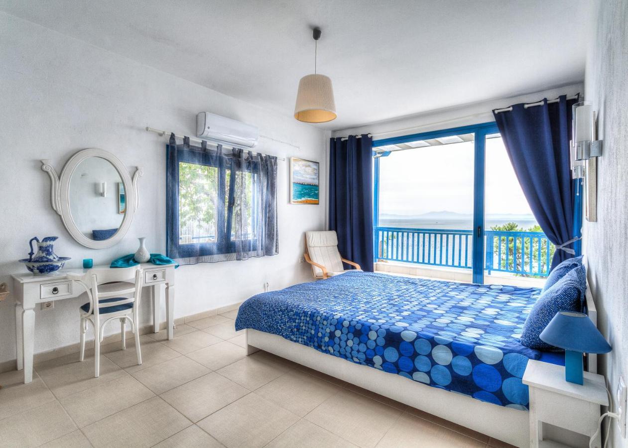 Navy Greece Villa With Swimming Pool & Sea View Makrýjalos Eksteriør bilde