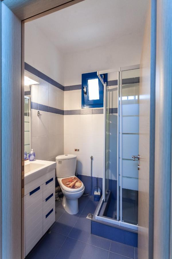 Navy Greece Villa With Swimming Pool & Sea View Makrýjalos Eksteriør bilde