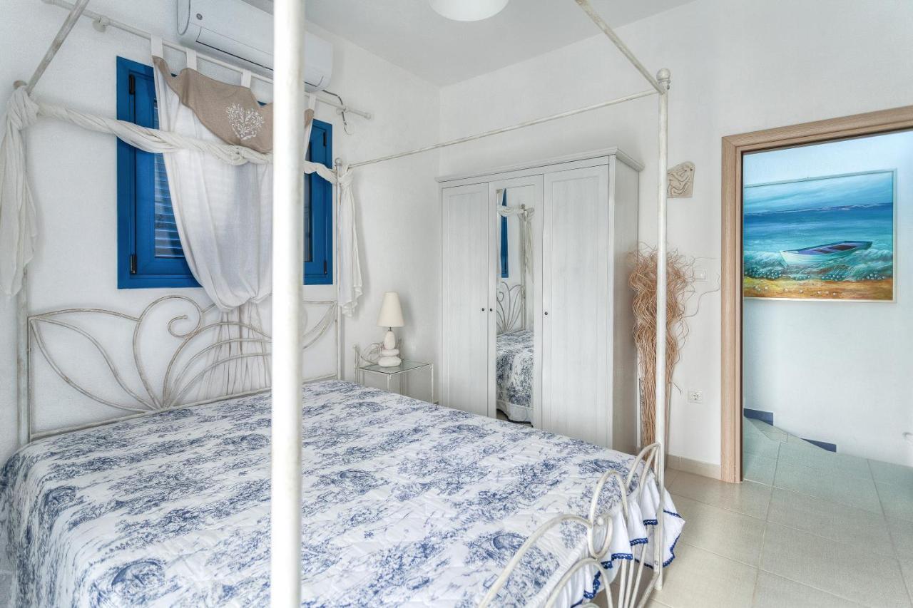 Navy Greece Villa With Swimming Pool & Sea View Makrýjalos Eksteriør bilde