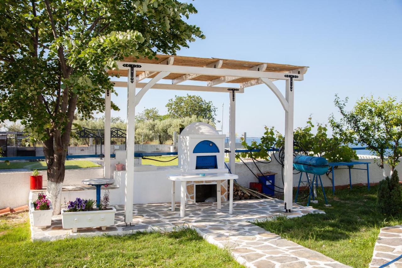 Navy Greece Villa With Swimming Pool & Sea View Makrýjalos Eksteriør bilde