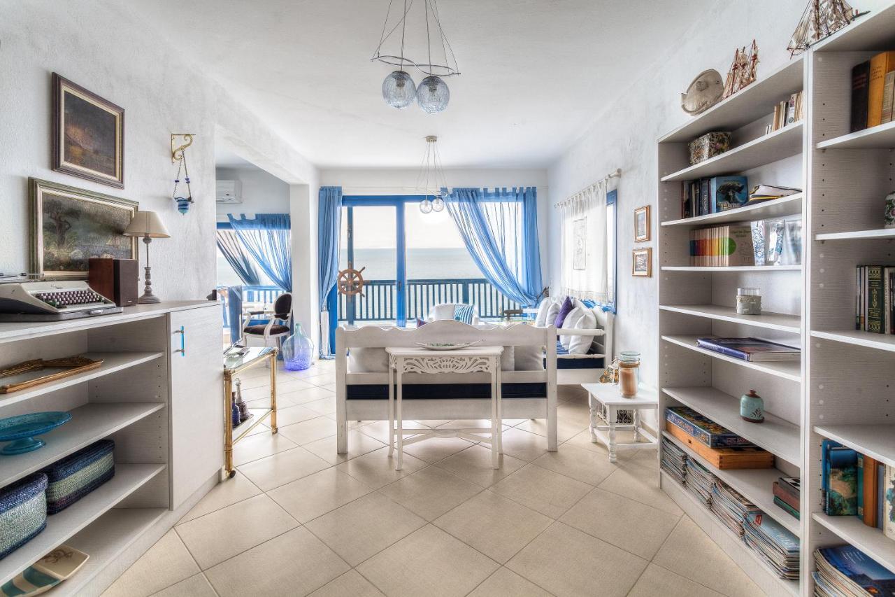 Navy Greece Villa With Swimming Pool & Sea View Makrýjalos Eksteriør bilde