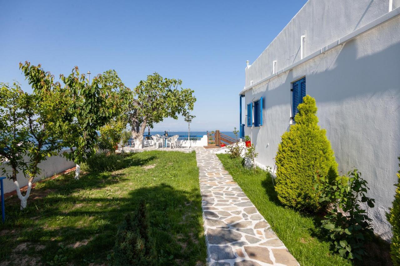 Navy Greece Villa With Swimming Pool & Sea View Makrýjalos Eksteriør bilde